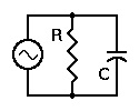 Parallel RC circuit