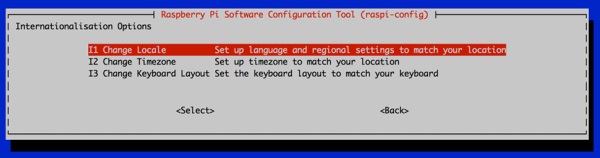 Raspbian Internationalization Configuration